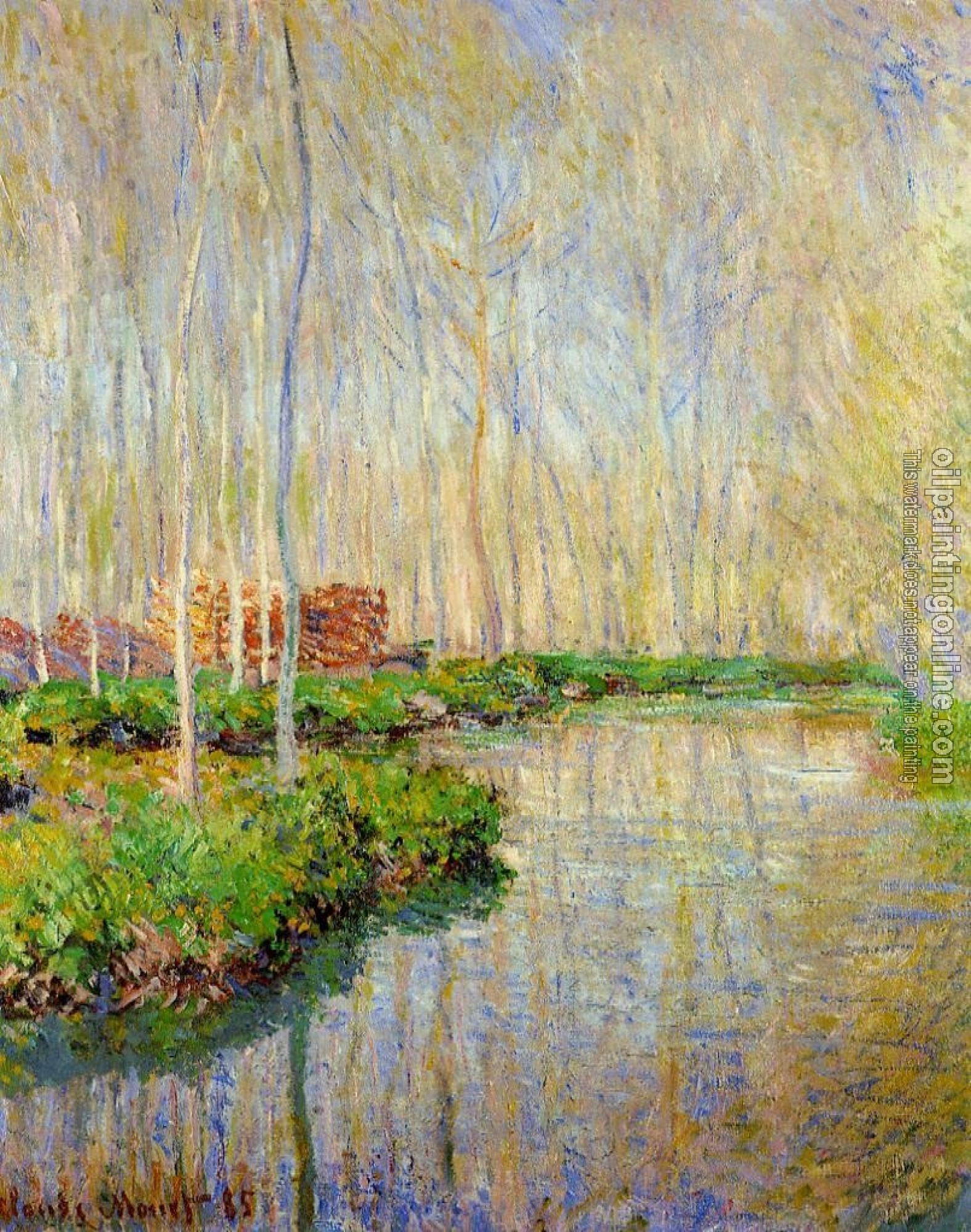 Monet, Claude Oscar - The River Epte